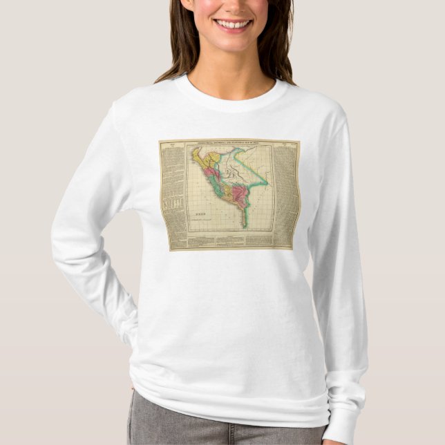 Map Of Peru T-Shirt (Front)