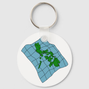 Map Of Philippines Keychain