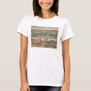 Map of Poitiers, from 'Civitates Orbis Terrarum' b T-Shirt
