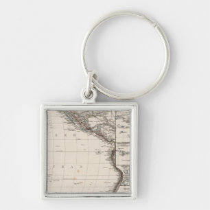 Map of Polynesia Key Ring