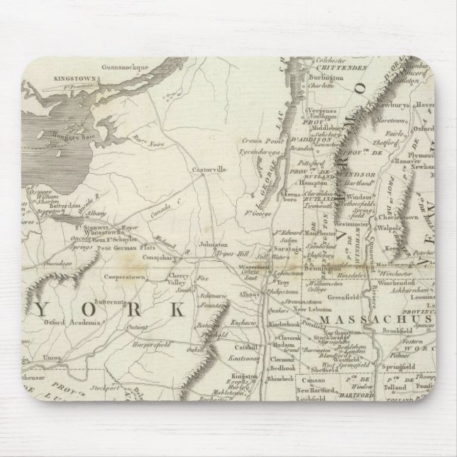 Map of Provinces of the United States Mouse Mat (Front)
