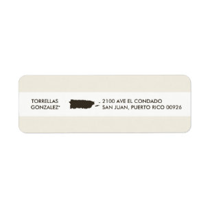 Map of Puerto Rico: Personalised Design