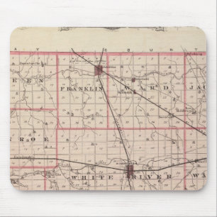 Map of Randolph County Mouse Mat