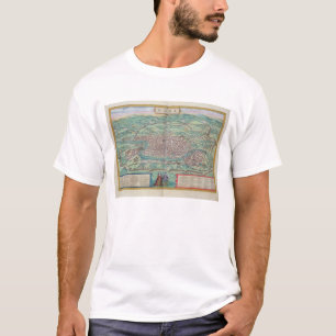 Map of Rome, from 'Civitates Orbis Terrarum' by Ge T-Shirt
