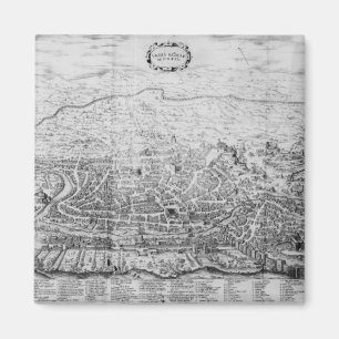 Map of Rome Magnet
