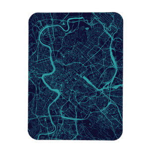 Map of Rome Magnet
