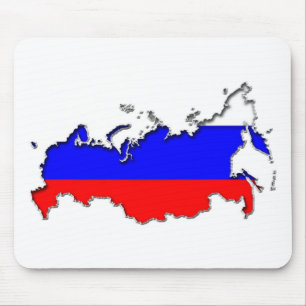 Map of Russia Mouse Mat