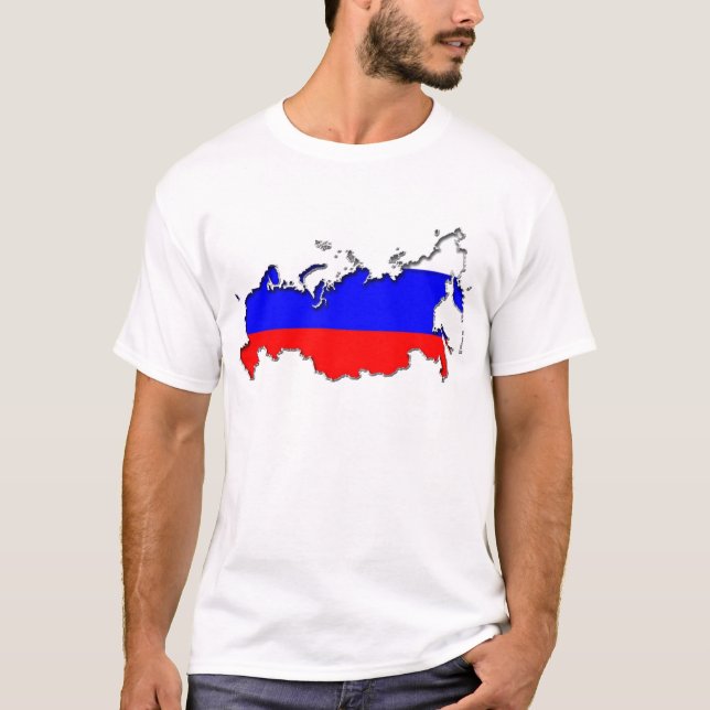 Map of Russia T-Shirt (Front)
