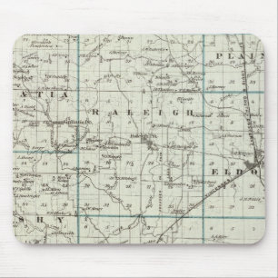 Map of Saline County Mouse Mat