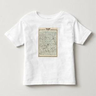 Map of Saline County Toddler T-Shirt