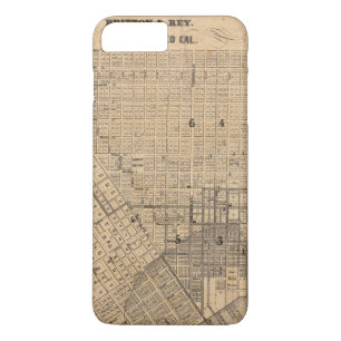 Map of San Francisco iPhone 8 Plus/7 Plus Case