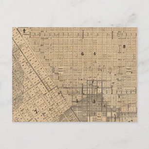 Map of San Francisco Postcard