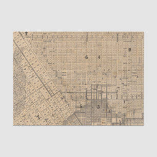 Map of San Francisco Tissue Paper