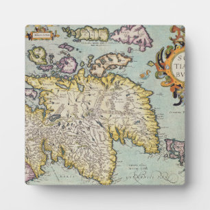 Map of Scotland Miliaria Scotia Plaque