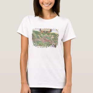 Map of Serravalle, from 'Civitates Orbis Terrarum' T-Shirt