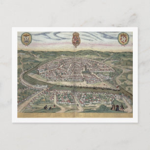 Map of Seville, from 'Civitates Orbis Terrarum' by Postcard