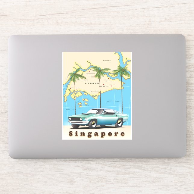 map of Singapore (Computer)