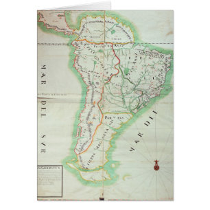 Map of South America, 1777
