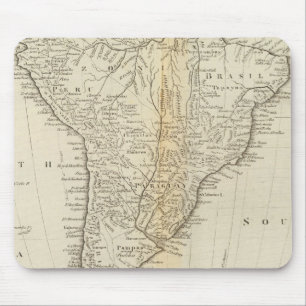 Map of South America 2 Mouse Mat