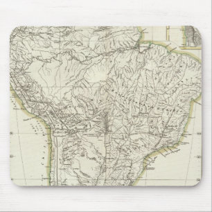 Map of South America 3 Mouse Mat