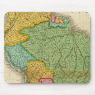 Map of South America 4 Mouse Mat