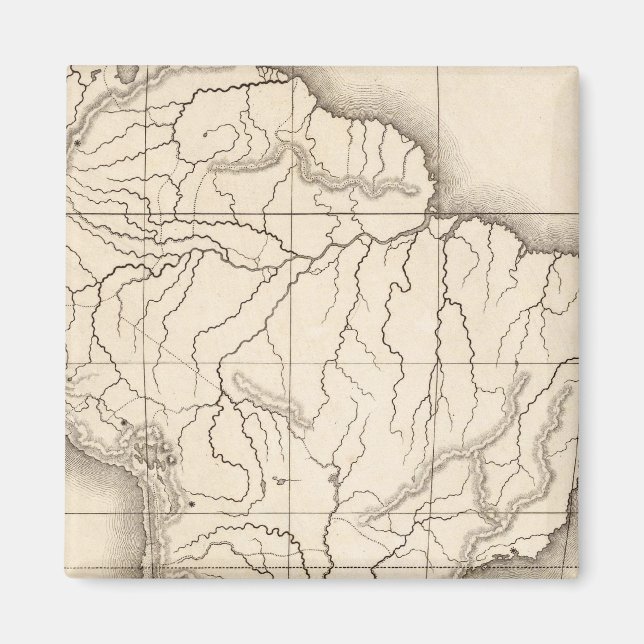 Map of South America Magnet (Front)