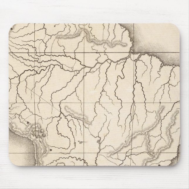 Map of South America Mouse Mat (Front)