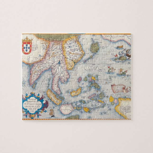 Map of South East Asia 2 Jigsaw Puzzle (Horizontal)