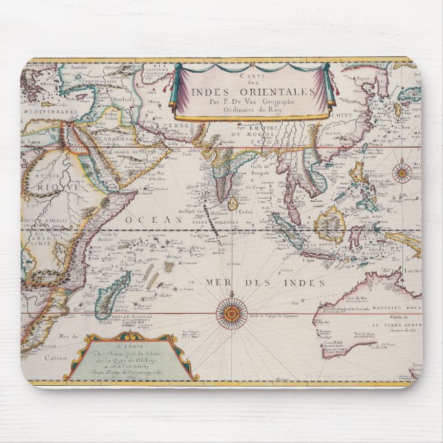 Map of South East Asia Mouse Mat (Front)