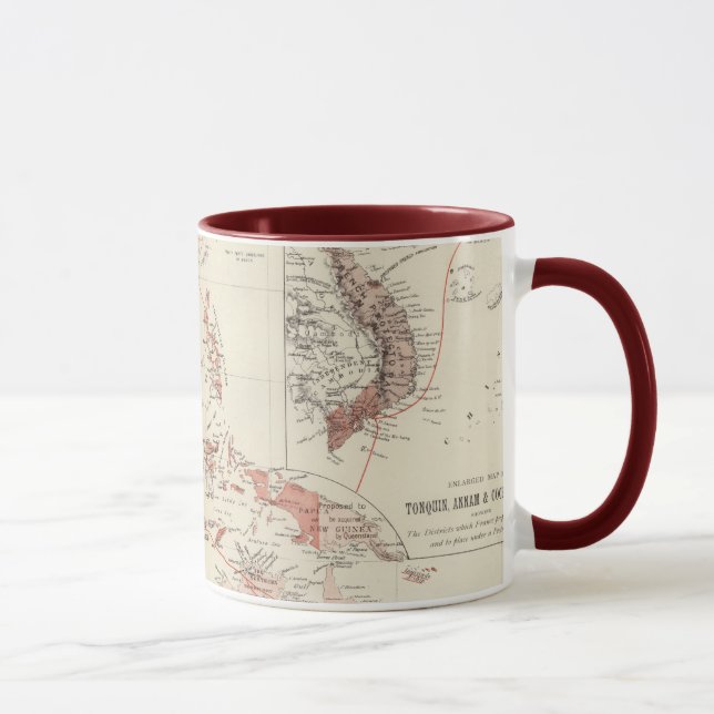 Map of South-East Asia & North Australia Mug (Right)