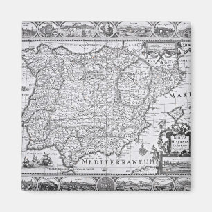 Map of Spain Magnet