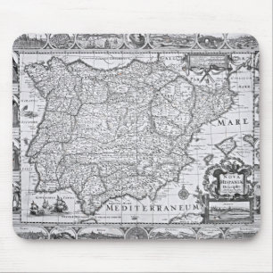 Map of Spain Mouse Mat