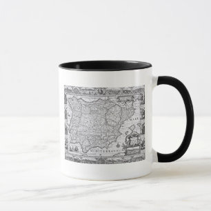 Map of Spain Mug