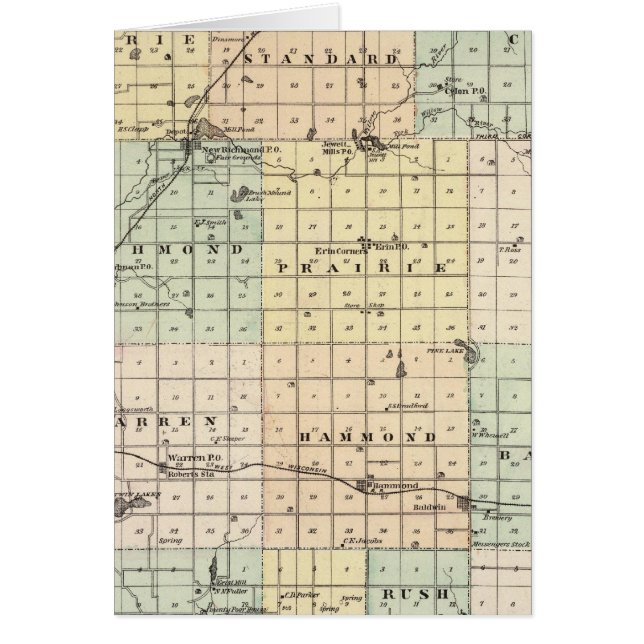 Map of St Croix County (Front)