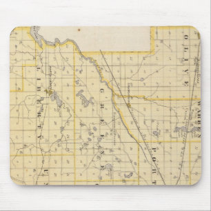 Map of St Joseph County Mouse Mat