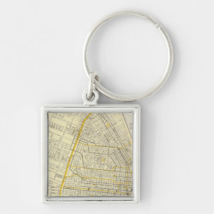 Map of St Louis City Key Ring