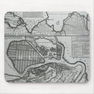 Map of St.Petersburg, c.1750 Mouse Mat