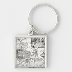 Map of St.Petersburg Key Ring