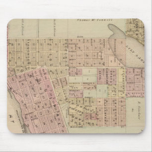Map of Stillwater, Washington County, Minnesota Mouse Mat