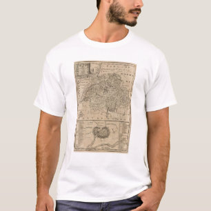 Map of Switzerland T-Shirt