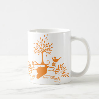 Map of Syria -Natural style Coffee Mug
