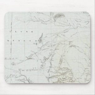 Map of Texas and part of New Mexico Mouse Mat