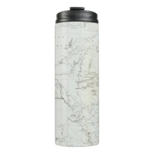 Map of Texas and part of New Mexico Thermal Tumbler