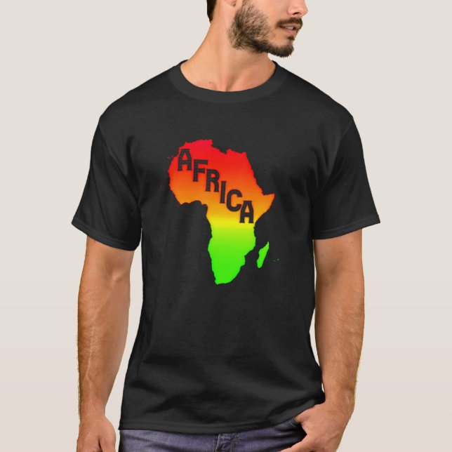 Map of the Africa T-Shirt (Front)