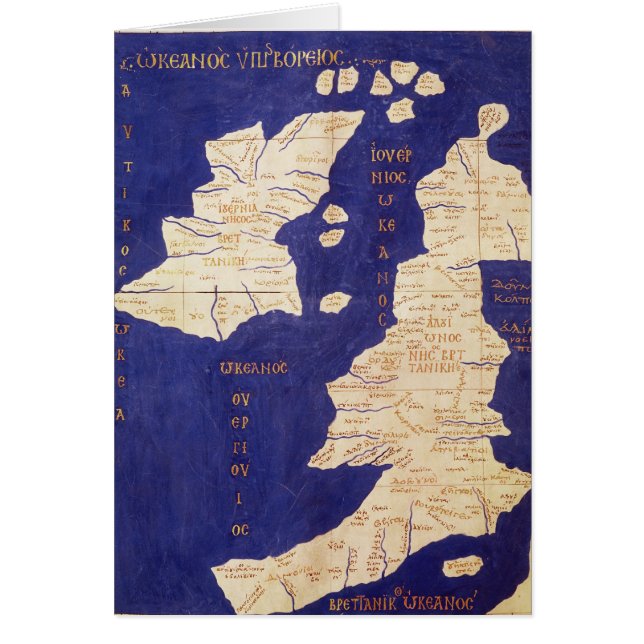 Map of the British Isles, from 'Geographia' (Front)