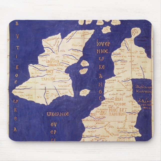Map of the British Isles, from 'Geographia' Mouse Mat (Front)