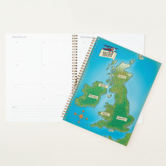 Map of the British Isles Planner
