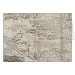 Map of the Caribbean   1715