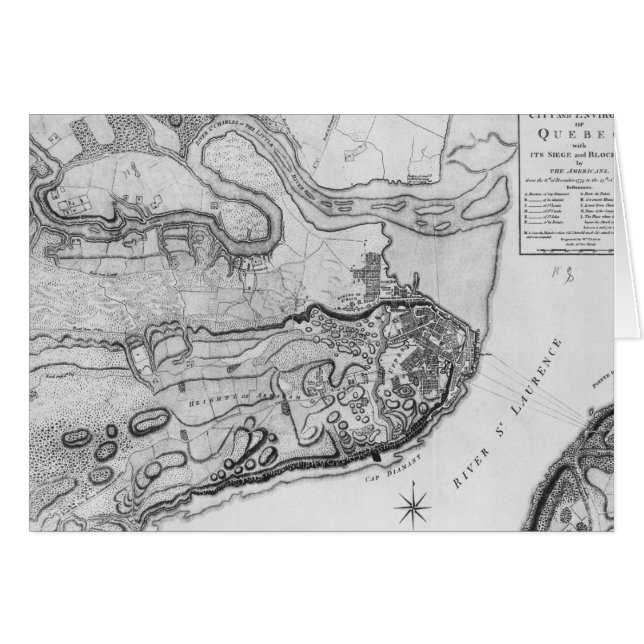 Map of the city and environs of Quebec (Front Horizontal)
