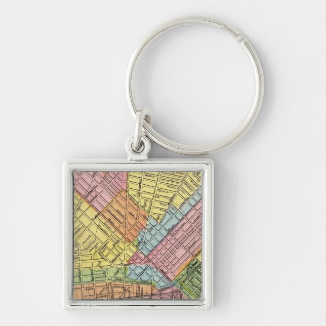Map of The City of Buffalo Key Ring (Front)